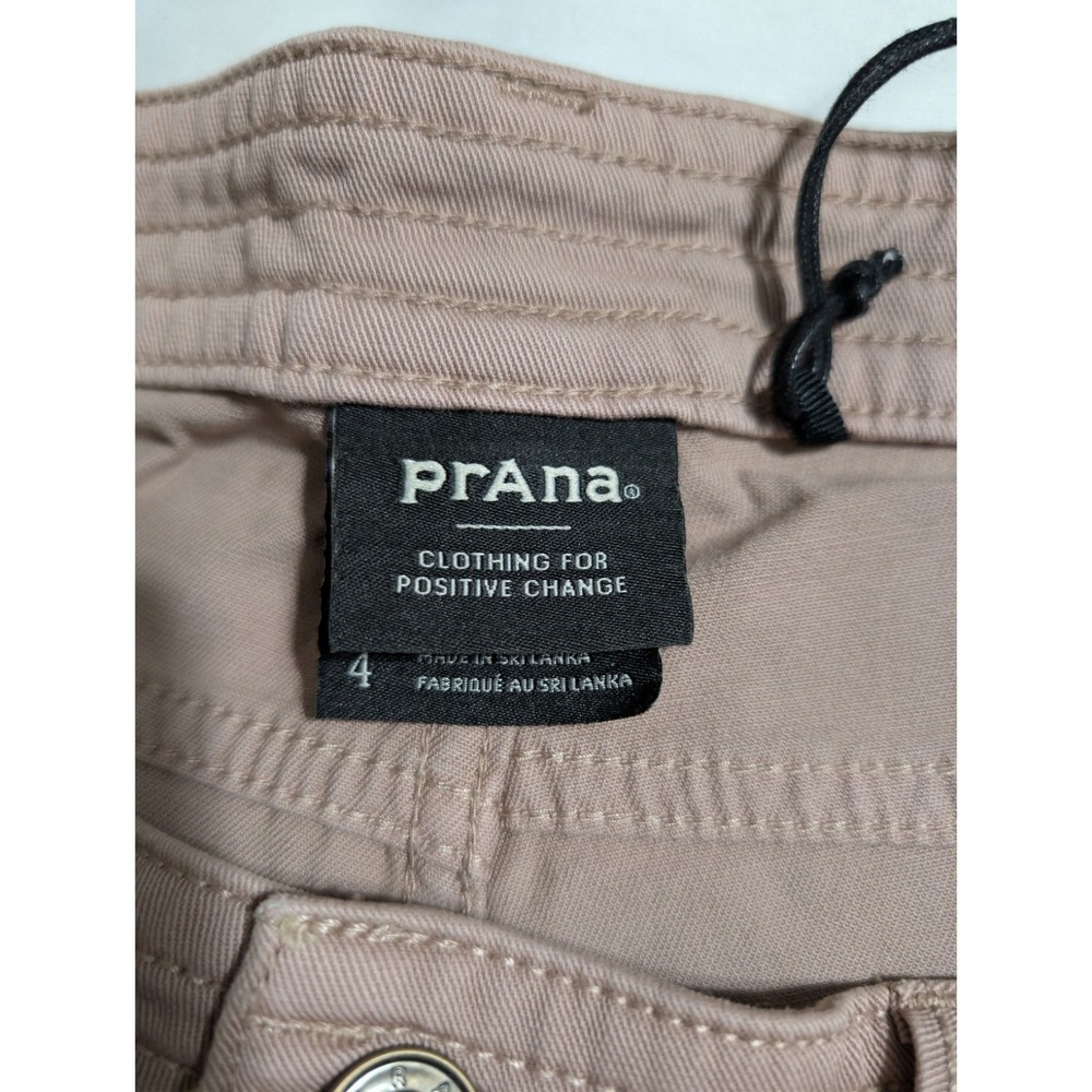 prAna Sancho Shorts Womens 4 Willow Pink Organic Cotton Stretch Hiking NWT - Picture 3 of 6